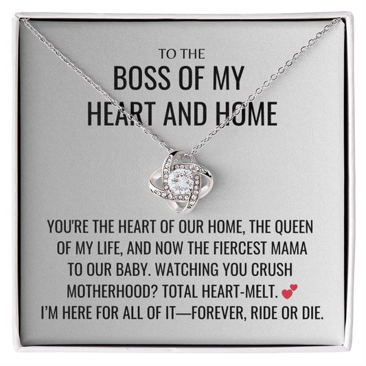 Total Heart-Melt Necklace - Mother's Day Gifts for Wife, Gift for Her, Valentines Gift, Keepsake Card Ready To Give Gift In Box