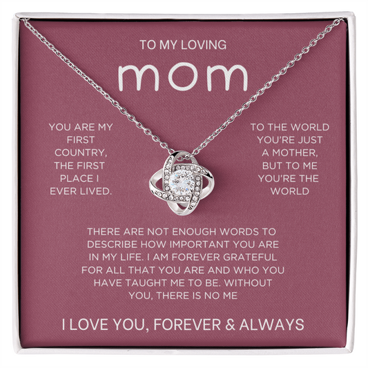 Forever & Always Necklace - Gift from Daughter To Mom, gift from daughter, gift for mom, mom and daughter, gift for mommy