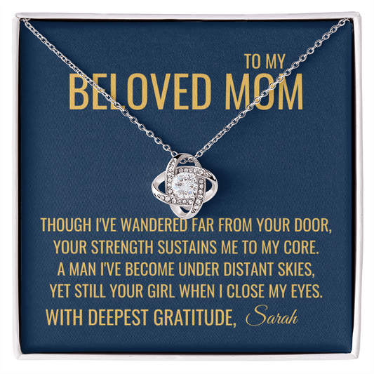 Far From Your Door Necklace - Gift from Daughter To Mom, Mothers day Gift, Mom and Daughter, Gift for Mom, Gift for Mommy, Christmas Gift