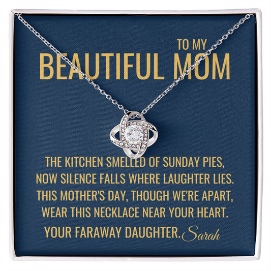 Sunday Pies Necklace - Gift from Daughter To Mom, Mothers day Gift, Mom and Daughter, Gift for Mom, Gift for Mommy, Christmas Gift