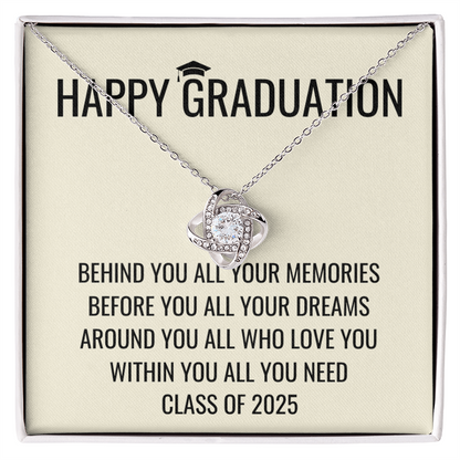 Behind You - Graduation Gift For Daughter, Personalized Graduation, Jewelry For College, Senior Graduation, Graduation Gift For Her - No Name