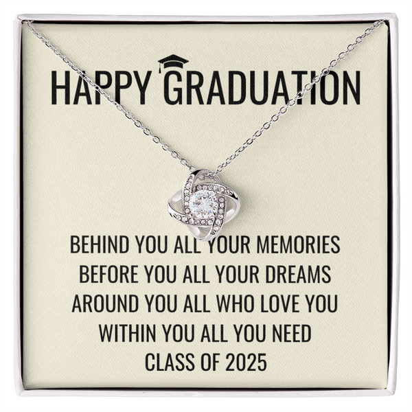 Behind You - Graduation Gift For Daughter, Personalized Graduation, Jewelry For College, Senior Graduation, Graduation Gift For Her - No Name