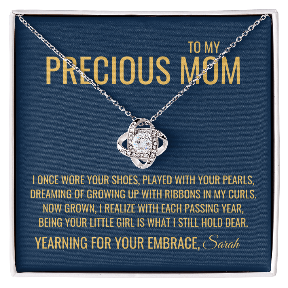 Played With Your Pearls Necklace - Gift from Daughter To Mom, Mothers day Gift, Mom and Daughter, Gift for Mom, Gift for Mommy, Christmas Gift