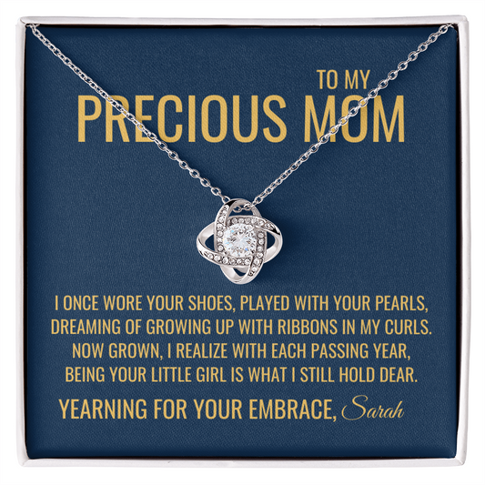 Played With Your Pearls Necklace - Gift from Daughter To Mom, Mothers day Gift, Mom and Daughter, Gift for Mom, Gift for Mommy, Christmas Gift
