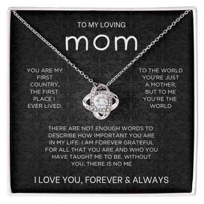Forever & Always Necklace - Gift from Daughter To Mom, gift from daughter, gift for mom, mom and daughter, gift for mommy