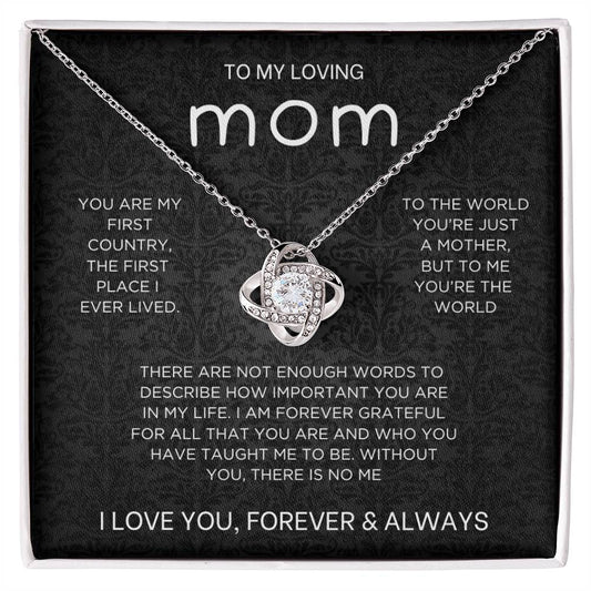 Forever & Always Necklace - Gift from Daughter To Mom, gift from daughter, gift for mom, mom and daughter, gift for mommy