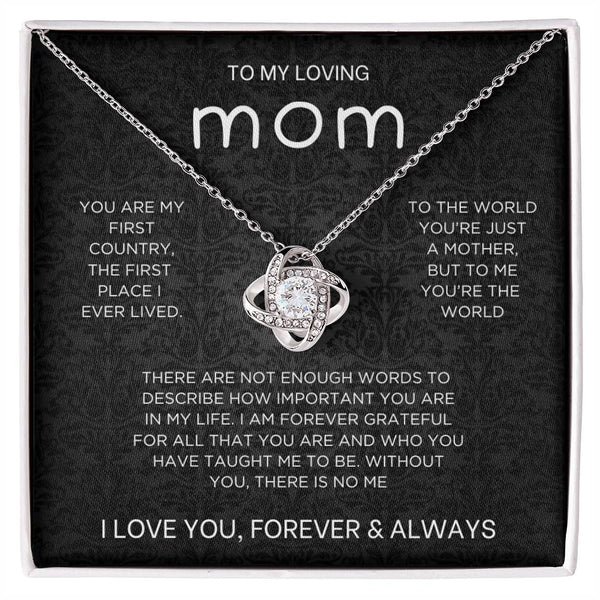 Forever & Always Necklace - Gift from Daughter To Mom, gift from daughter, gift for mom, mom and daughter, gift for mommy
