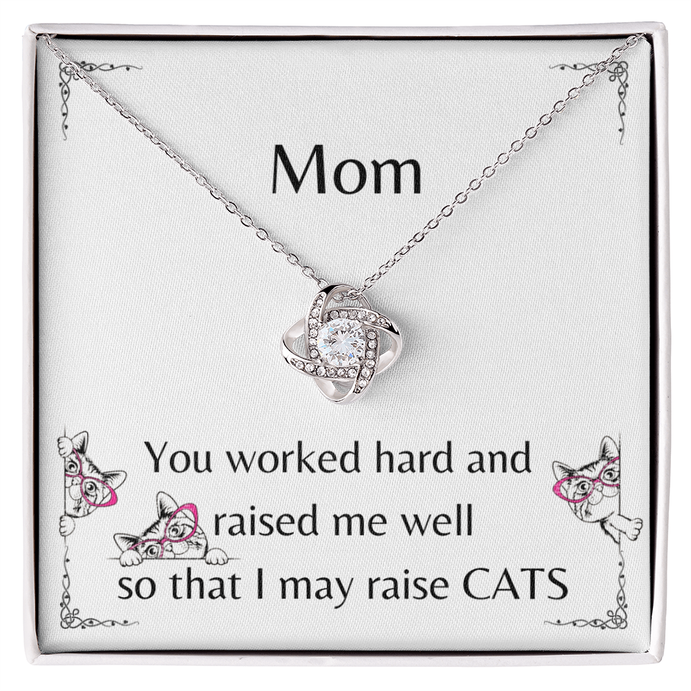 May Raise Cats - Love Knot Necklace