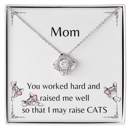 May Raise Cats - Love Knot Necklace
