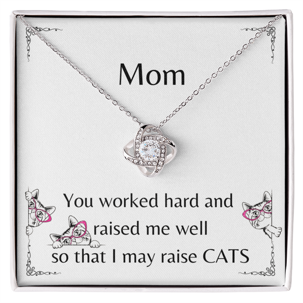 May Raise Cats - Love Knot Necklace