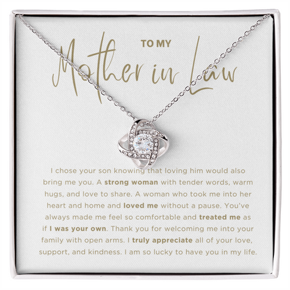 Strong Women Necklace - Gift from Wife to my Mom, gift from daughter in law, gift for Mother in Law