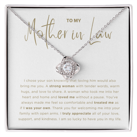 Strong Women Necklace - Gift from Wife to my Mom, gift from daughter in law, gift for Mother in Law