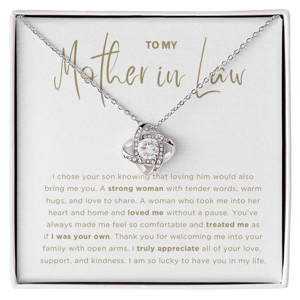 Strong Women Necklace - Gift from Wife to my Mom, gift from daughter in law, gift for Mother in Law