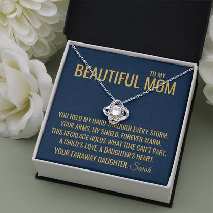 My Shield Necklace - Gift from Daughter To Mom, Mothers day Gift, Mom and Daughter, Gift for Mom, Gift for Mommy, Christmas Gift