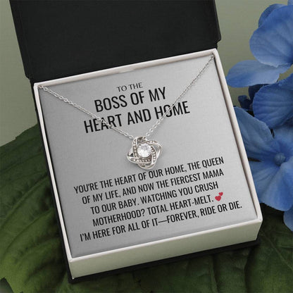 Total Heart-Melt Necklace - Mother's Day Gifts for Wife, Gift for Her, Valentines Gift, Keepsake Card Ready To Give Gift In Box