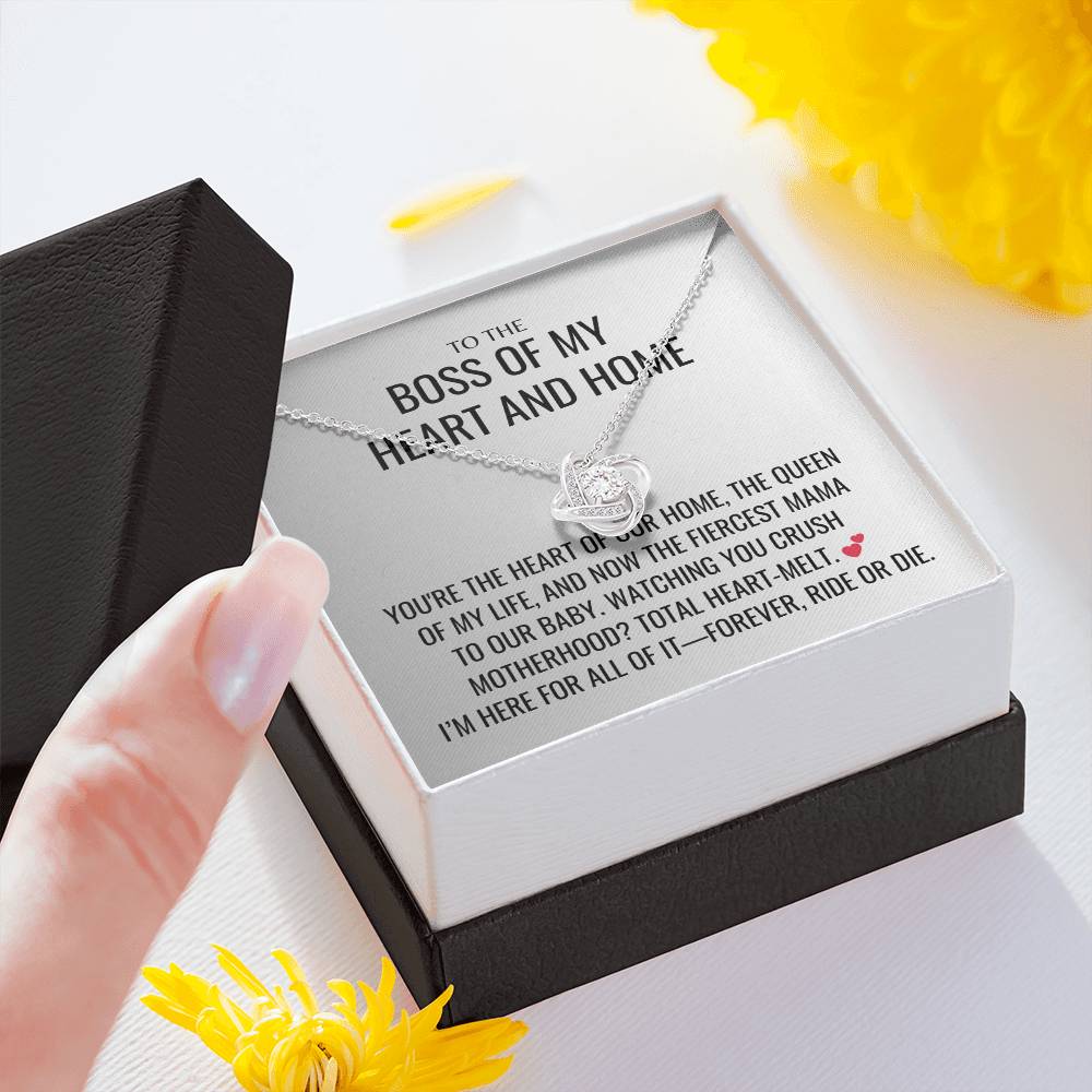 Total Heart-Melt Necklace - Mother's Day Gifts for Wife, Gift for Her, Valentines Gift, Keepsake Card Ready To Give Gift In Box