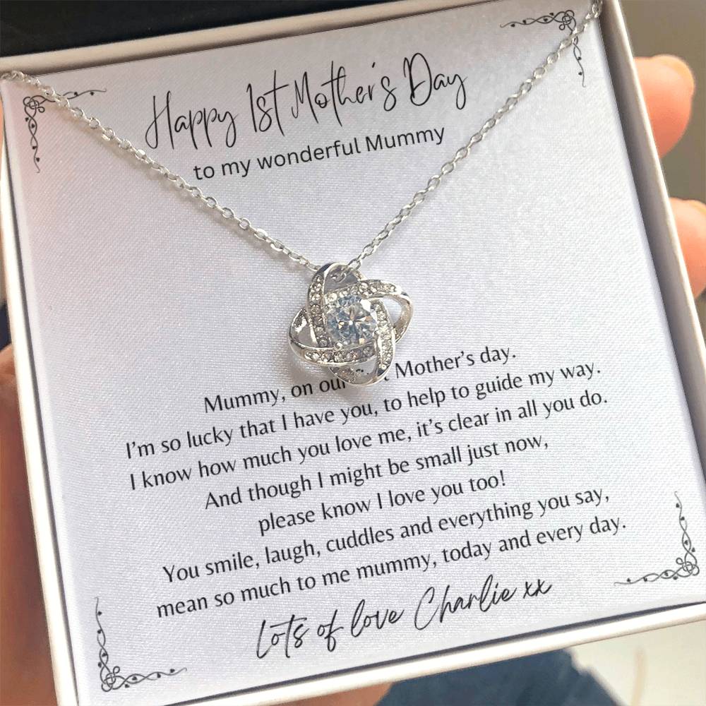 So Lucky - Love Knot Necklace