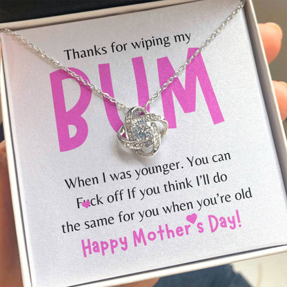Bum- Love Knot Necklace