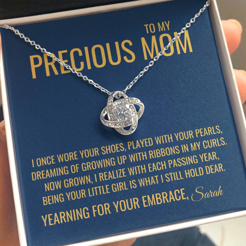 Played With Your Pearls Necklace - Gift from Daughter To Mom, Mothers day Gift, Mom and Daughter, Gift for Mom, Gift for Mommy, Christmas Gift
