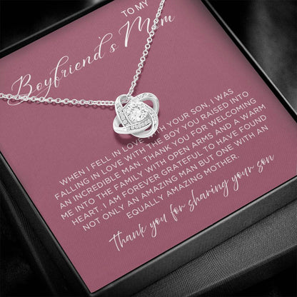 Sharing Your Son Necklace - Gift from Girlfriend To Boyfriend's Mom, gift from girlfriend, gift for Boyfriend's Mom