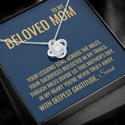 Your Lessons Necklace - Gift from Daughter To Mom, gift from daughter, gift for mom, mom and daughter, gift for mommy
