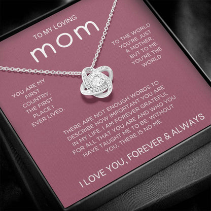 Forever & Always Necklace - Gift from Daughter To Mom, gift from daughter, gift for mom, mom and daughter, gift for mommy