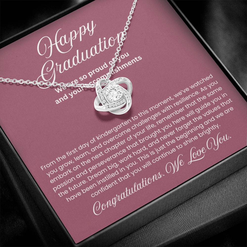 We are Proud Necklace - Mother Daughter Gift, Daughter Graduation Gift, High School, College Graduate