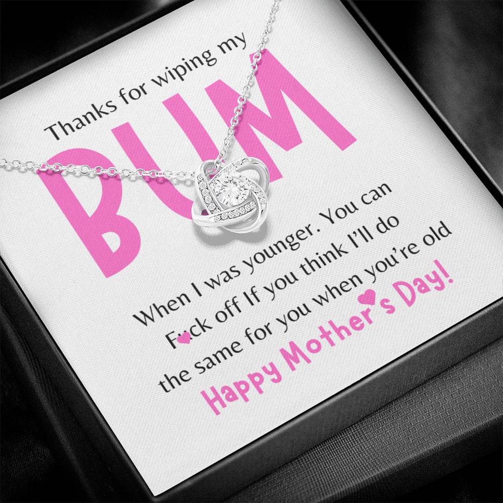 Bum- Love Knot Necklace