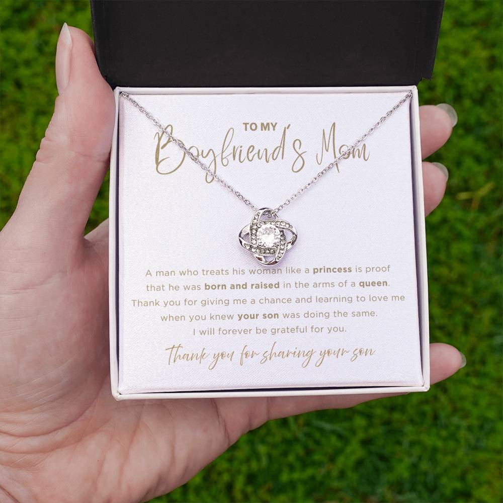 Arms Of A Queen Necklace - Gift from Girlfriend To Boyfriend's Mom, gift from girlfriend, gift for Boyfriend's Mom