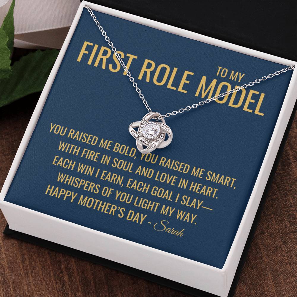 You Raised Me Bold Necklace - Gift from Daughter To Mom, Mothers day Gift, Mom and Daughter, Gift for Mom, Gift for Mommy, Christmas Gift