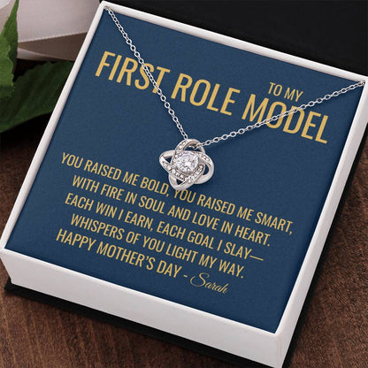 You Raised Me Bold Necklace - Gift from Daughter To Mom, Mothers day Gift, Mom and Daughter, Gift for Mom, Gift for Mommy, Christmas Gift