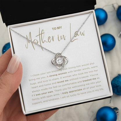 Strong Women Necklace - Gift from Wife to my Mom, gift from daughter in law, gift for Mother in Law