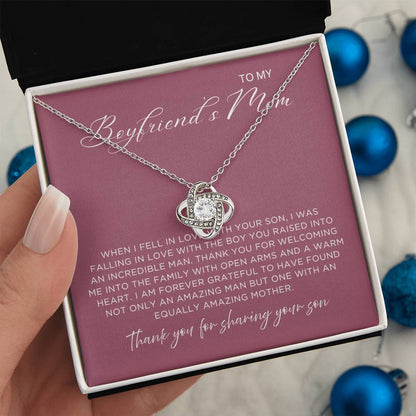 Sharing Your Son Necklace - Gift from Girlfriend To Boyfriend's Mom, gift from girlfriend, gift for Boyfriend's Mom