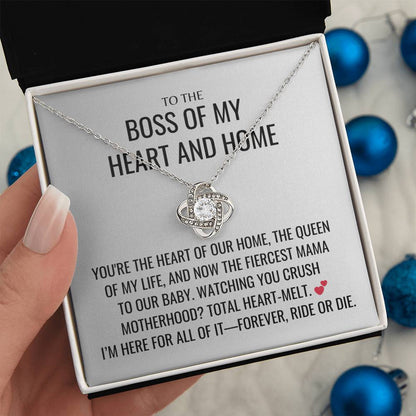 Total Heart-Melt Necklace - Mother's Day Gifts for Wife, Gift for Her, Valentines Gift, Keepsake Card Ready To Give Gift In Box