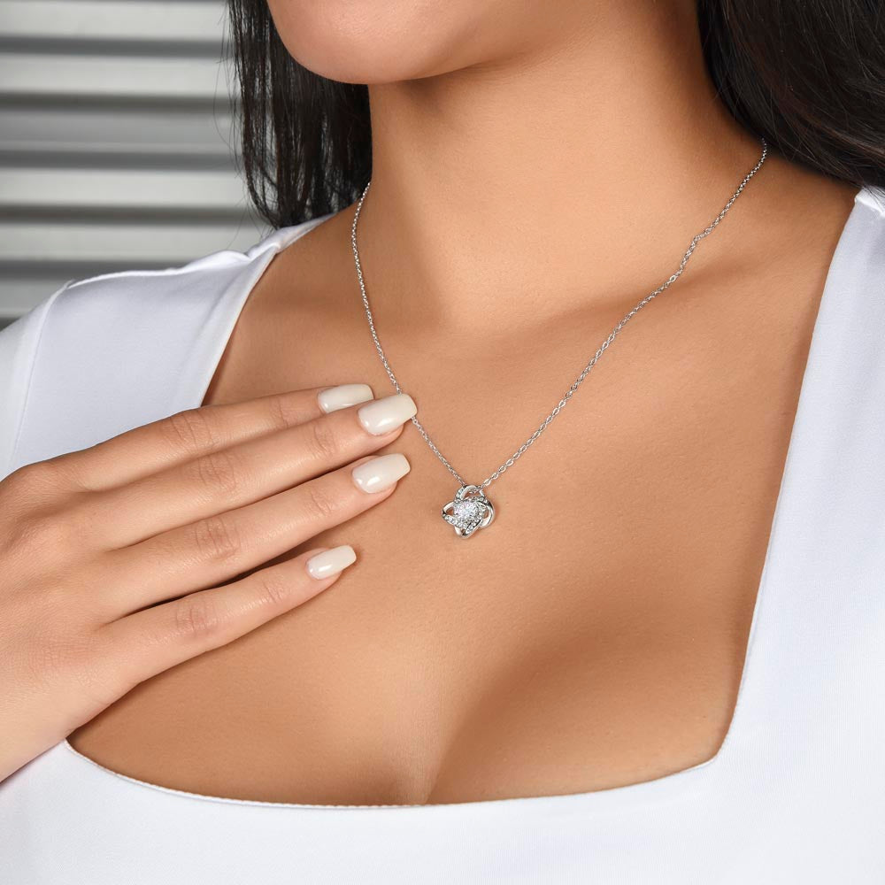 Little While - Love Knot Necklace