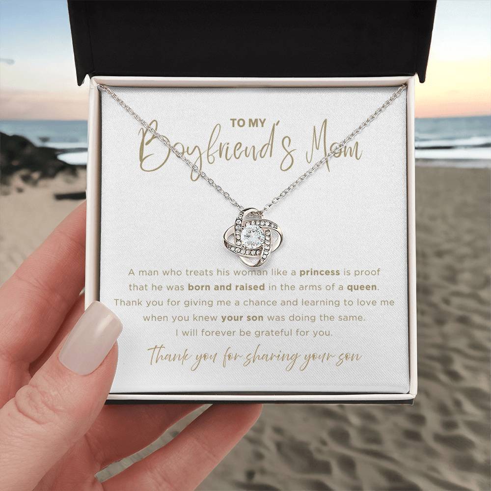 Arms Of A Queen Necklace - Gift from Girlfriend To Boyfriend's Mom, gift from girlfriend, gift for Boyfriend's Mom