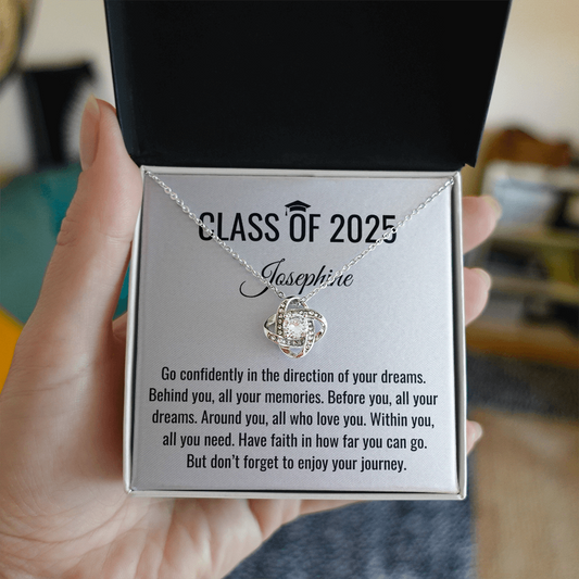 Go Confidently Necklace - Graduation Gift, Graduation Gift for her, Graduation Necklace, Personalized Graduation Gift, PHD Graduation