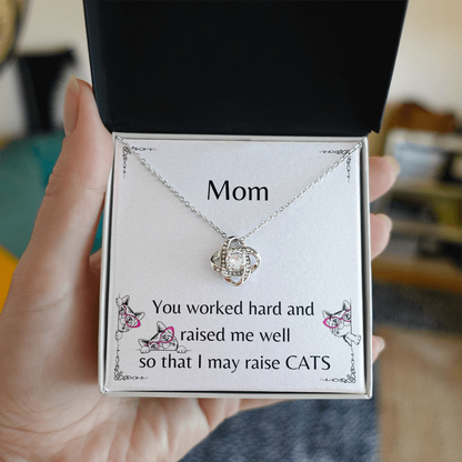 May Raise Cats - Love Knot Necklace