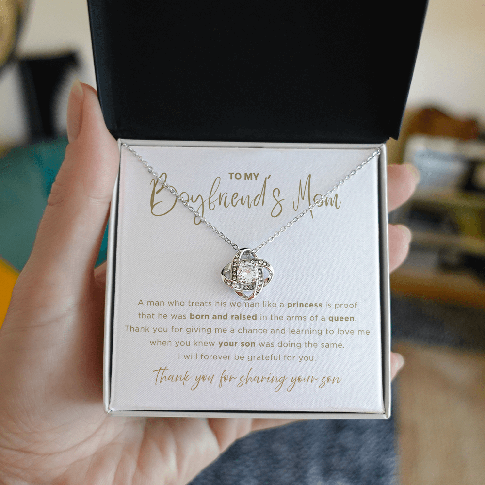 Arms Of A Queen Necklace - Gift from Girlfriend To Boyfriend's Mom, gift from girlfriend, gift for Boyfriend's Mom