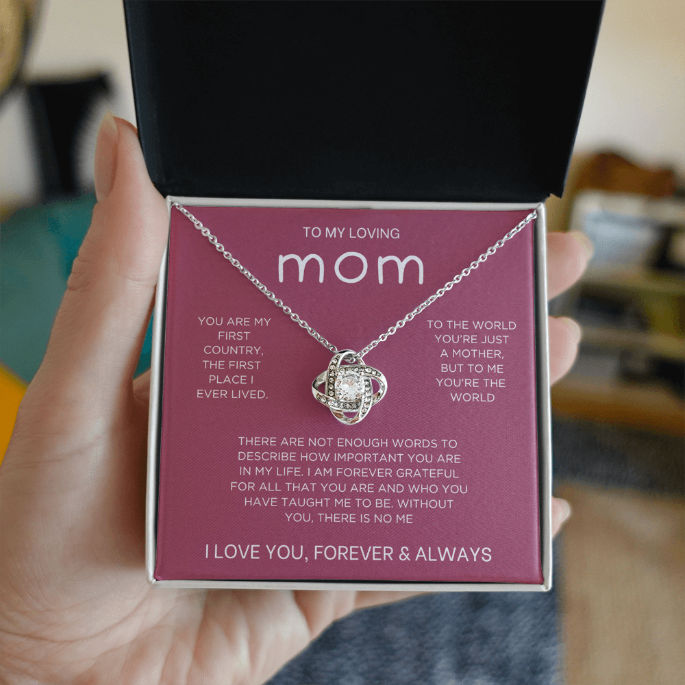 Forever & Always Necklace - Gift from Daughter To Mom, gift from daughter, gift for mom, mom and daughter, gift for mommy