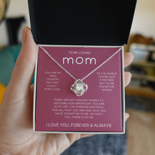 Forever & Always Necklace - Gift from Daughter To Mom, gift from daughter, gift for mom, mom and daughter, gift for mommy