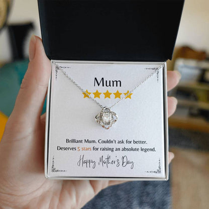 5 Stars - Love Knot Necklace