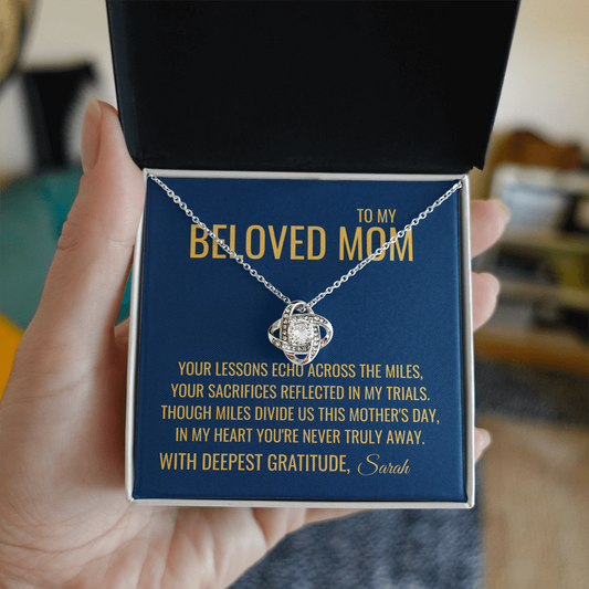 Your Lessons Necklace - Gift from Daughter To Mom, gift from daughter, gift for mom, mom and daughter, gift for mommy