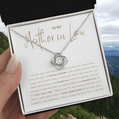 Strong Women Necklace - Gift from Wife to my Mom, gift from daughter in law, gift for Mother in Law