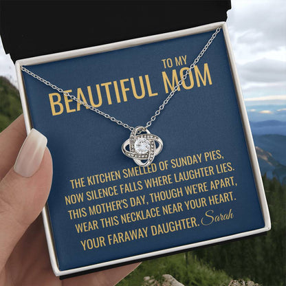 Sunday Pies Necklace - Gift from Daughter To Mom, Mothers day Gift, Mom and Daughter, Gift for Mom, Gift for Mommy, Christmas Gift