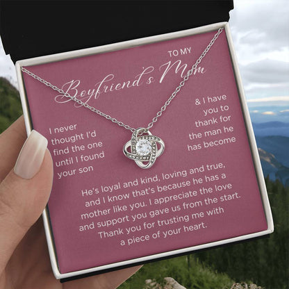 Piece Of Your Heart Necklace - Gift from Girlfriend To Boyfriend's Mom, gift from girlfriend, gift for Boyfriend's Mom