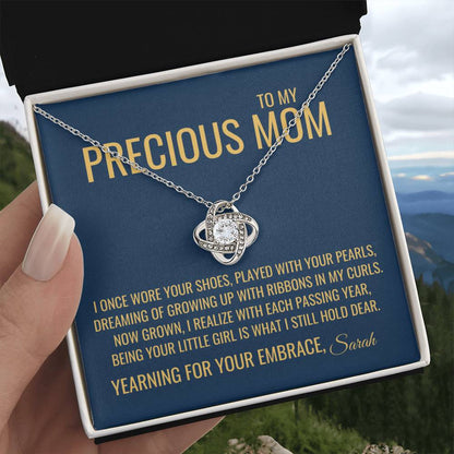 Played With Your Pearls Necklace - Gift from Daughter To Mom, Mothers day Gift, Mom and Daughter, Gift for Mom, Gift for Mommy, Christmas Gift