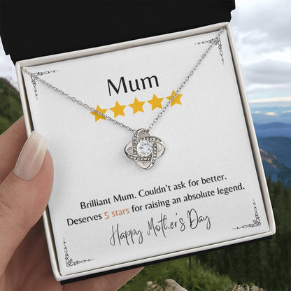 5 Stars - Love Knot Necklace