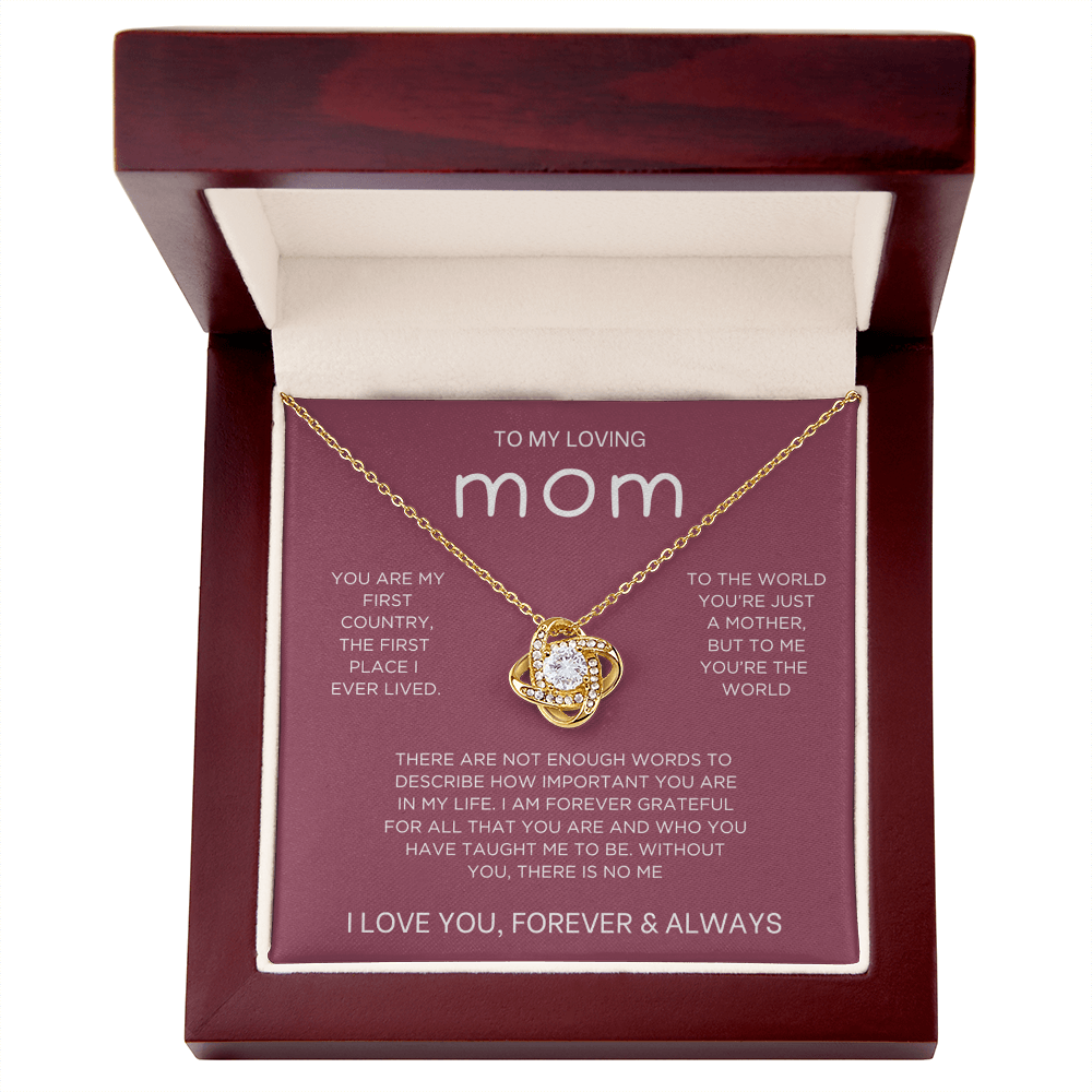 Forever & Always Necklace - Gift from Daughter To Mom, gift from daughter, gift for mom, mom and daughter, gift for mommy