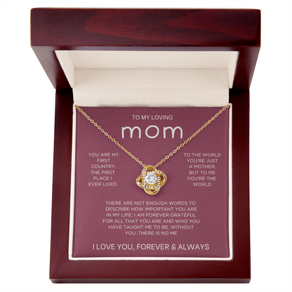 Forever & Always Necklace - Gift from Daughter To Mom, gift from daughter, gift for mom, mom and daughter, gift for mommy
